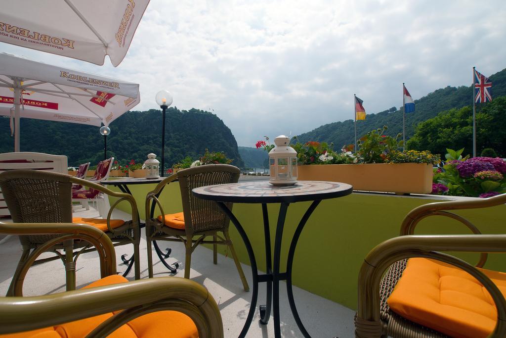 Hotel Cafe Restaurant Loreleyblick Sankt Goar Exterior photo